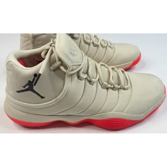 Nike Air Jordan Super Fly 2017 921203-104 Sail Infrared 23 B-Ball Shoes Size‎ 14